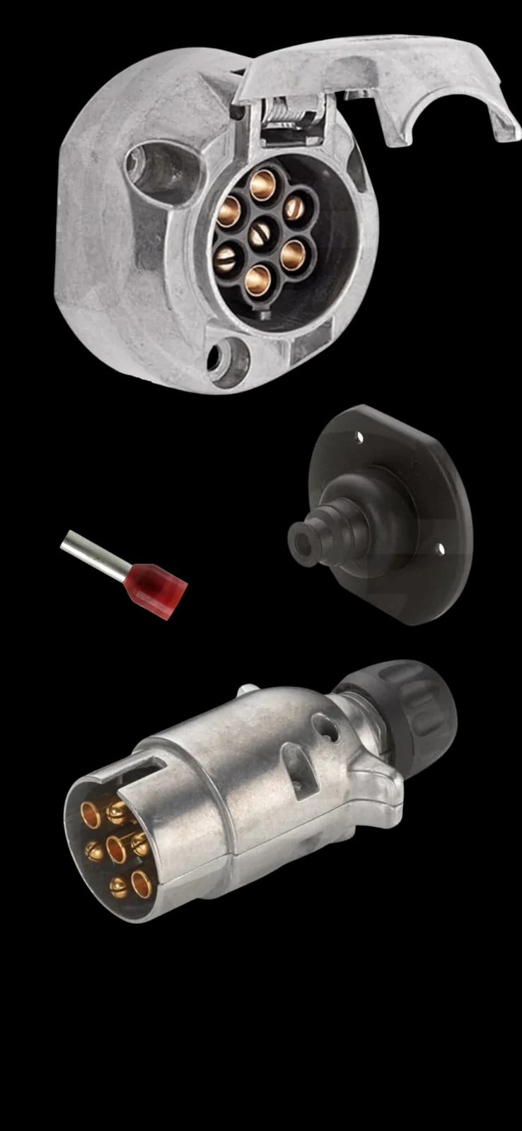 Anhänger-Elektrik-Reparatur Set 7-Polig