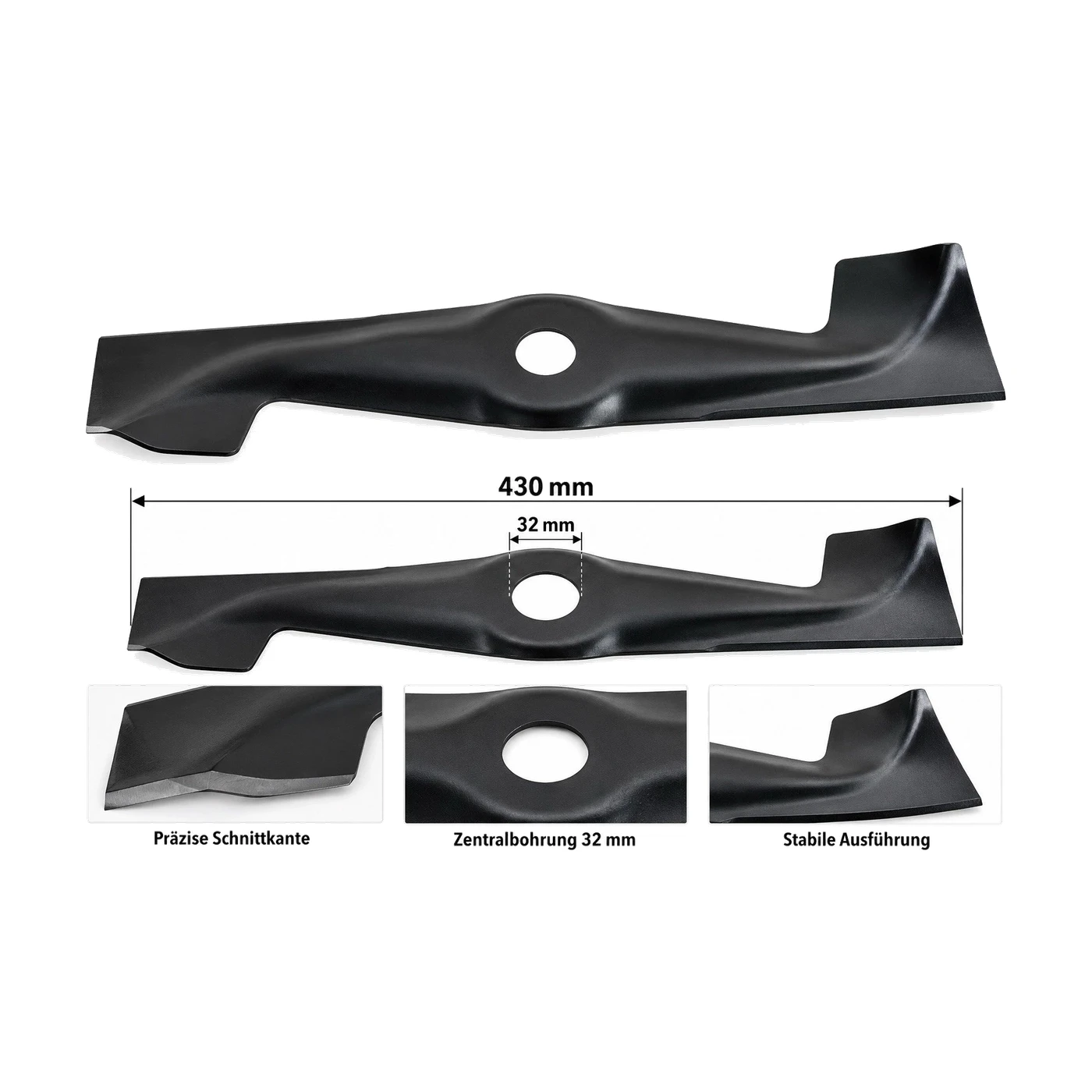 Original SABO Rasenmähermesser 43 cm SAA34454 / SA34454 – Bild 2